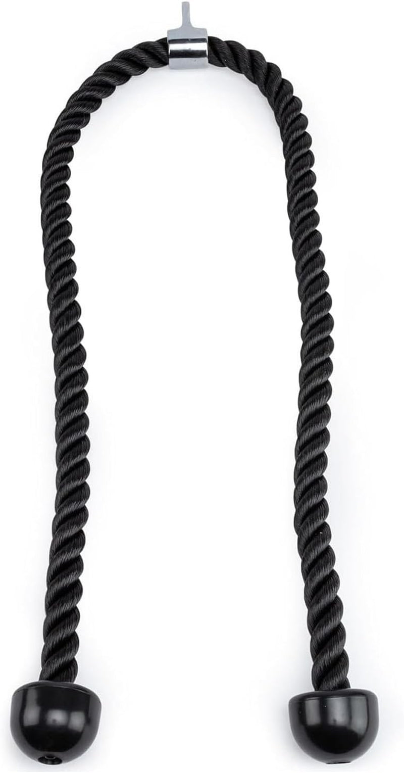 Long Tricep Rope for Home Gym Pulley System,Double Length Tricep Pull down Rope