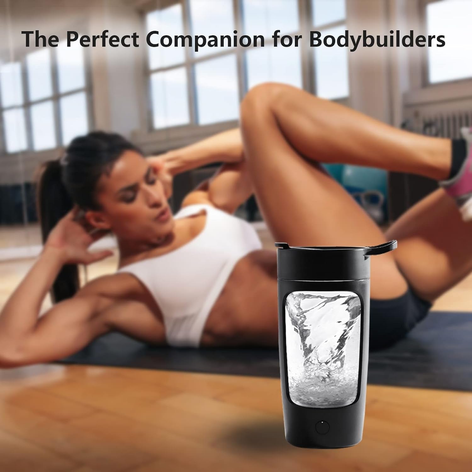 Electric Shaker Bottle, Made with Tritan - BPA Free - Portable Mixer Cup/Usb Rec
