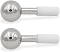 Stainless Steel Ice Globes for Face and Eye (Silver), Durable Cryo Globes Use to Reduce Puffiness, Tighten Pores and Sinus Relief, Face Globes for Facial Massages and Daily Beauty Routines