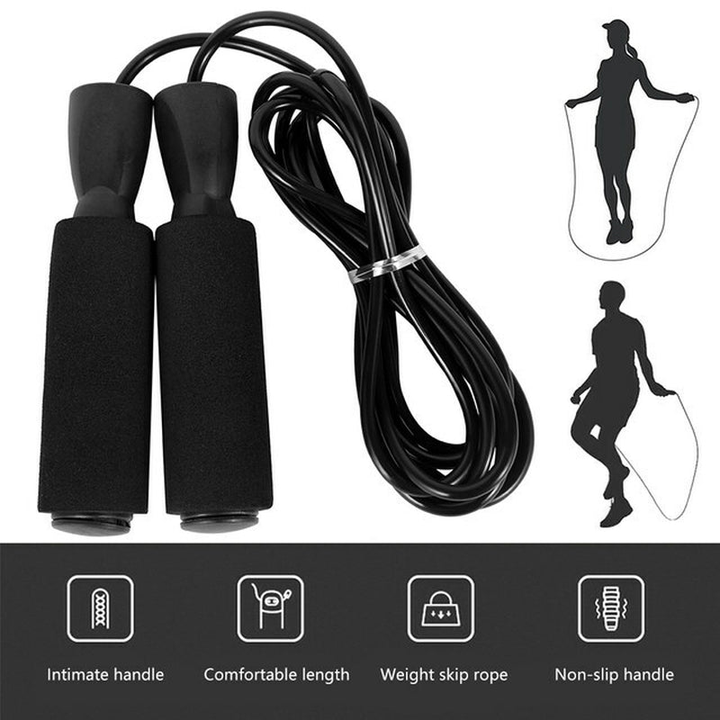 Aerobic Exercise Boxing Skipping Jump Rope Adjustable Bearing Speed Fitness USA