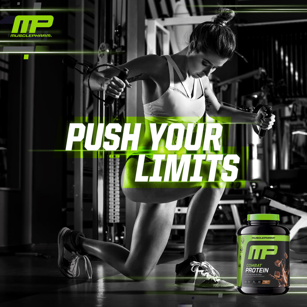 Combat Protein Powder, Chocolate Milk, 25G Protein, 4Lb, 64Oz