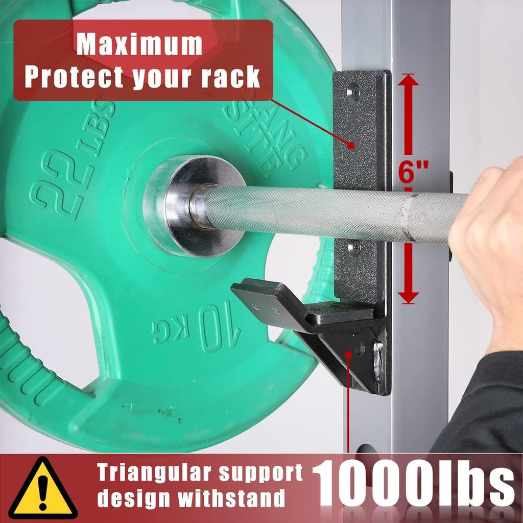 J-Hooks for Squat/Power Rack - Available in 2"X2", Heavy Duty J-Cups B