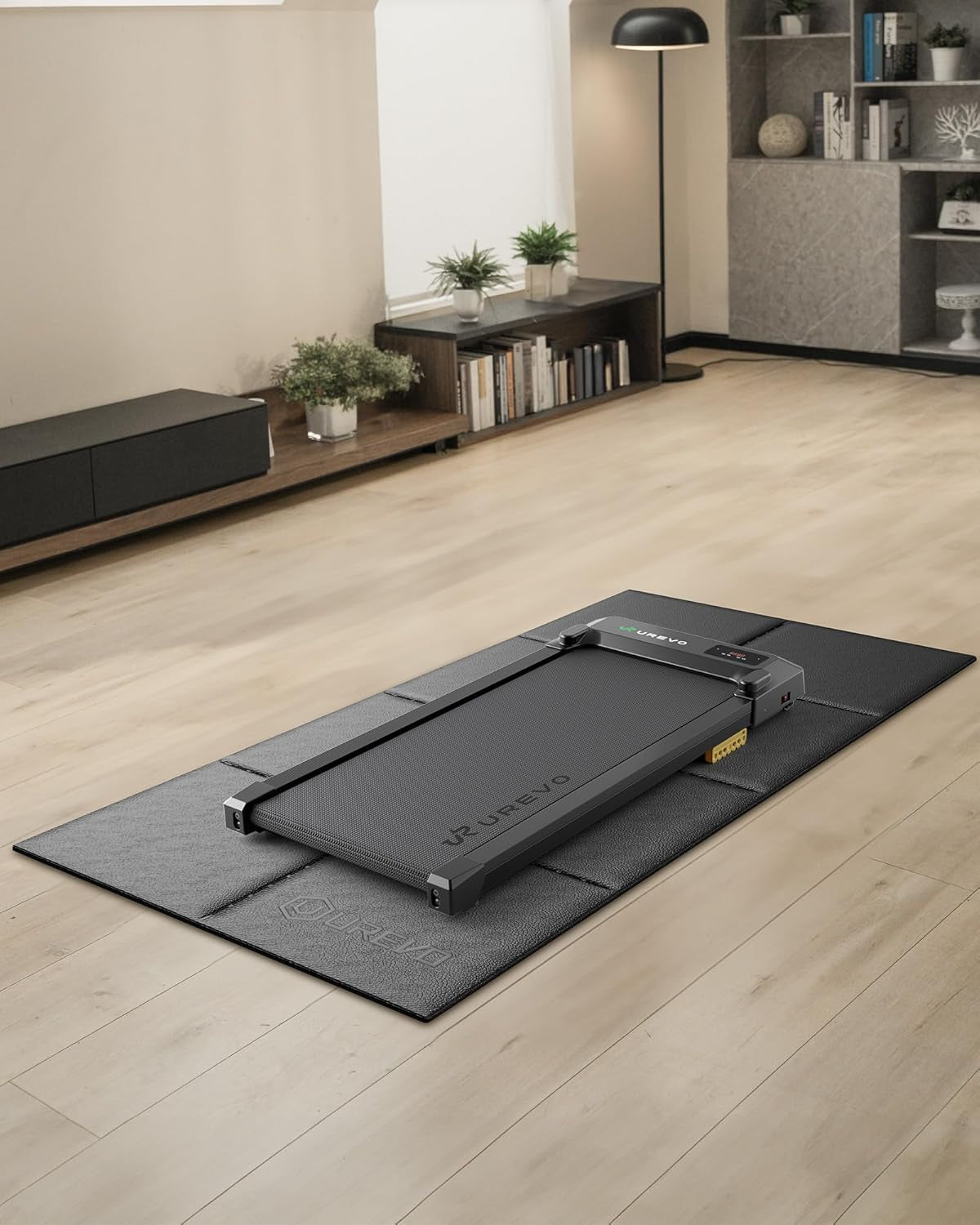 Foldable Treadmill Mat,Treadmill Mat for Carpet &Hardwood Floors ，Mat for under Walking Pad on Carpet, Hardwood Floors Protectior, Non-Slip, Waterproof, Noise Shock Absorption