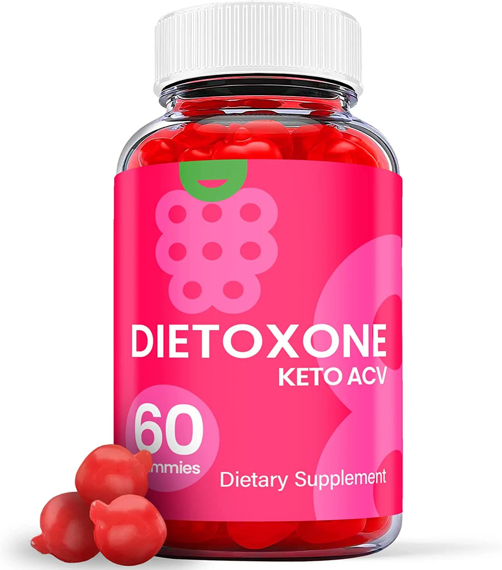 (1 Pack) Dietoxone Keto ACV Gummies - Supplement for Weight Loss - Energy & Focus Boosting Dietary Supplements for Weight Management & Metabolism - Fat Burn - 60 Gummies