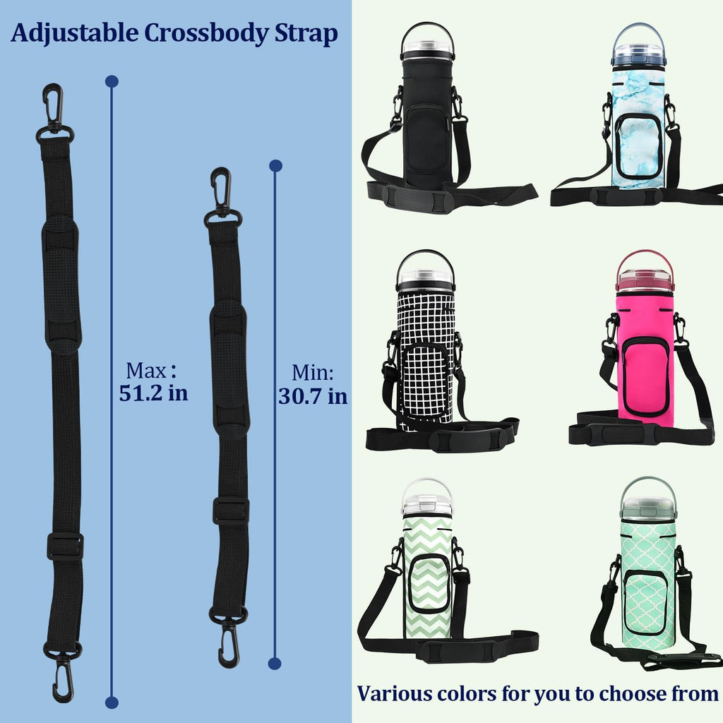 Storage Sleeve Bag for Ninja Blast Portable Blender with Shoulder Strap and Accessory Pocket Compatible with Ninja BC151NV/BC51NV/BC151BK/BC151CR/BC151EM/BC151PR/BC151WH Blast Portable Blender(Black)