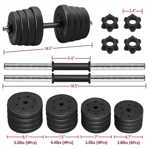 Adjustable Dumbbell Set — 66lb