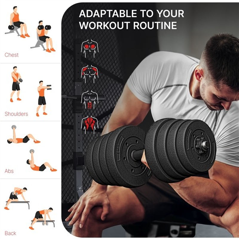 Adjustable Dumbbell Set — 66lb