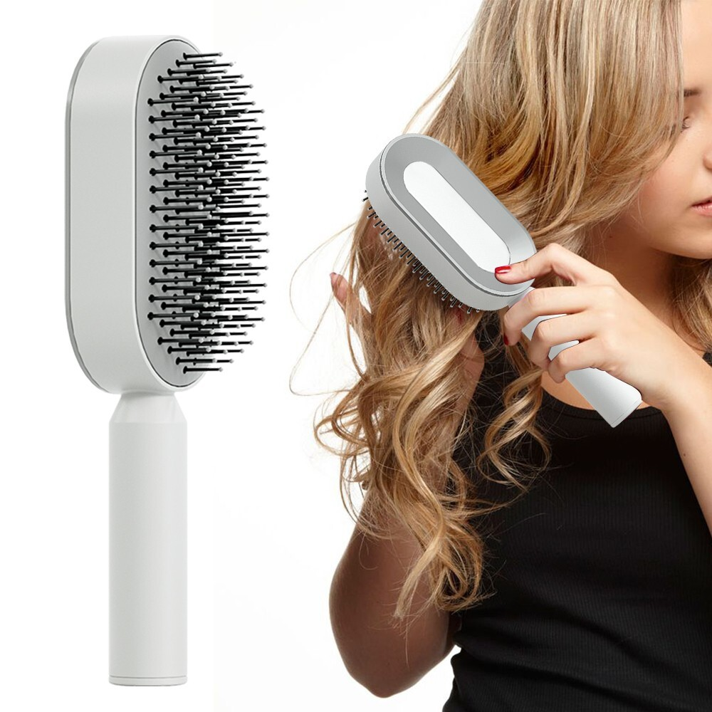 Self Cleaning Detangling Hair Brush