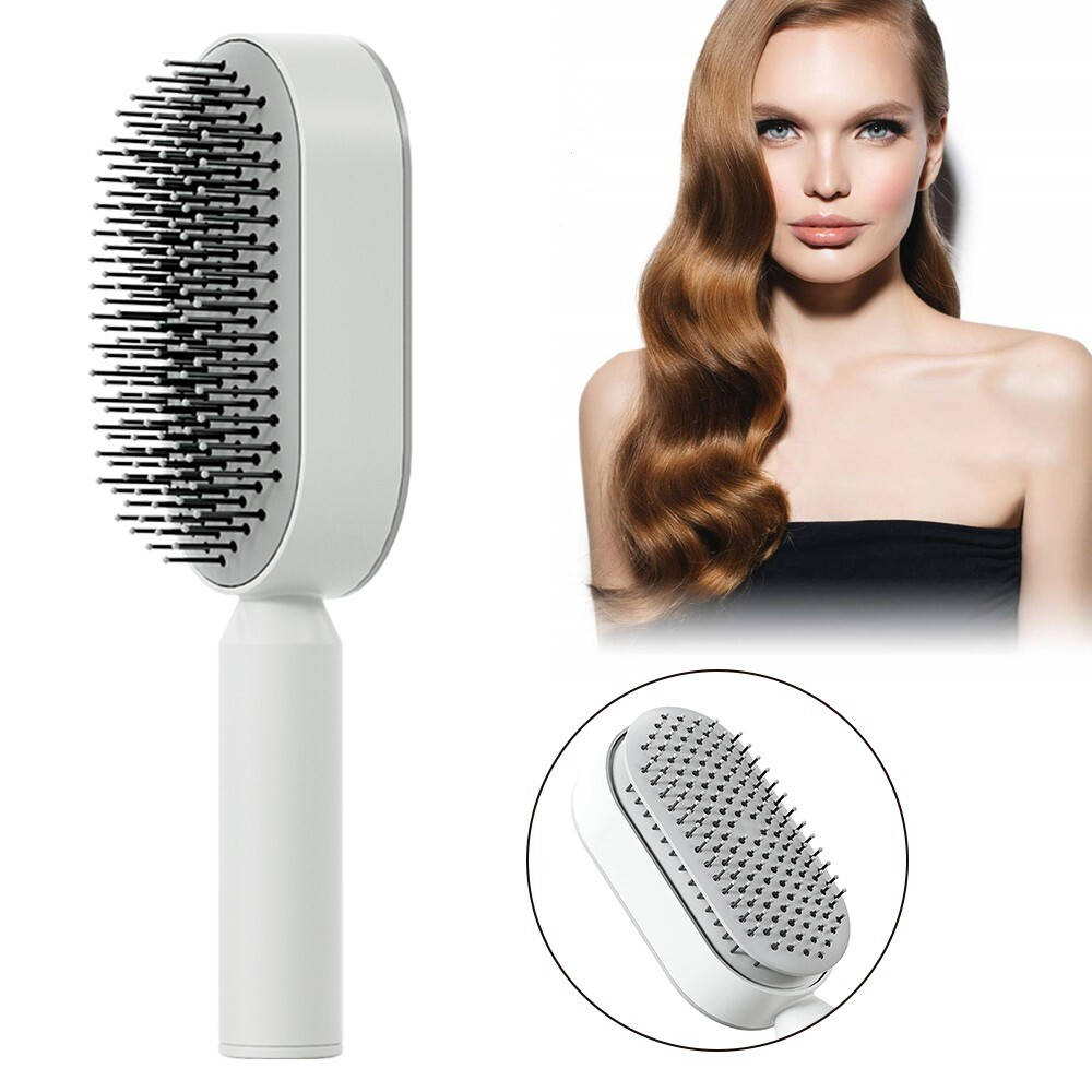 Self Cleaning Detangling Hair Brush
