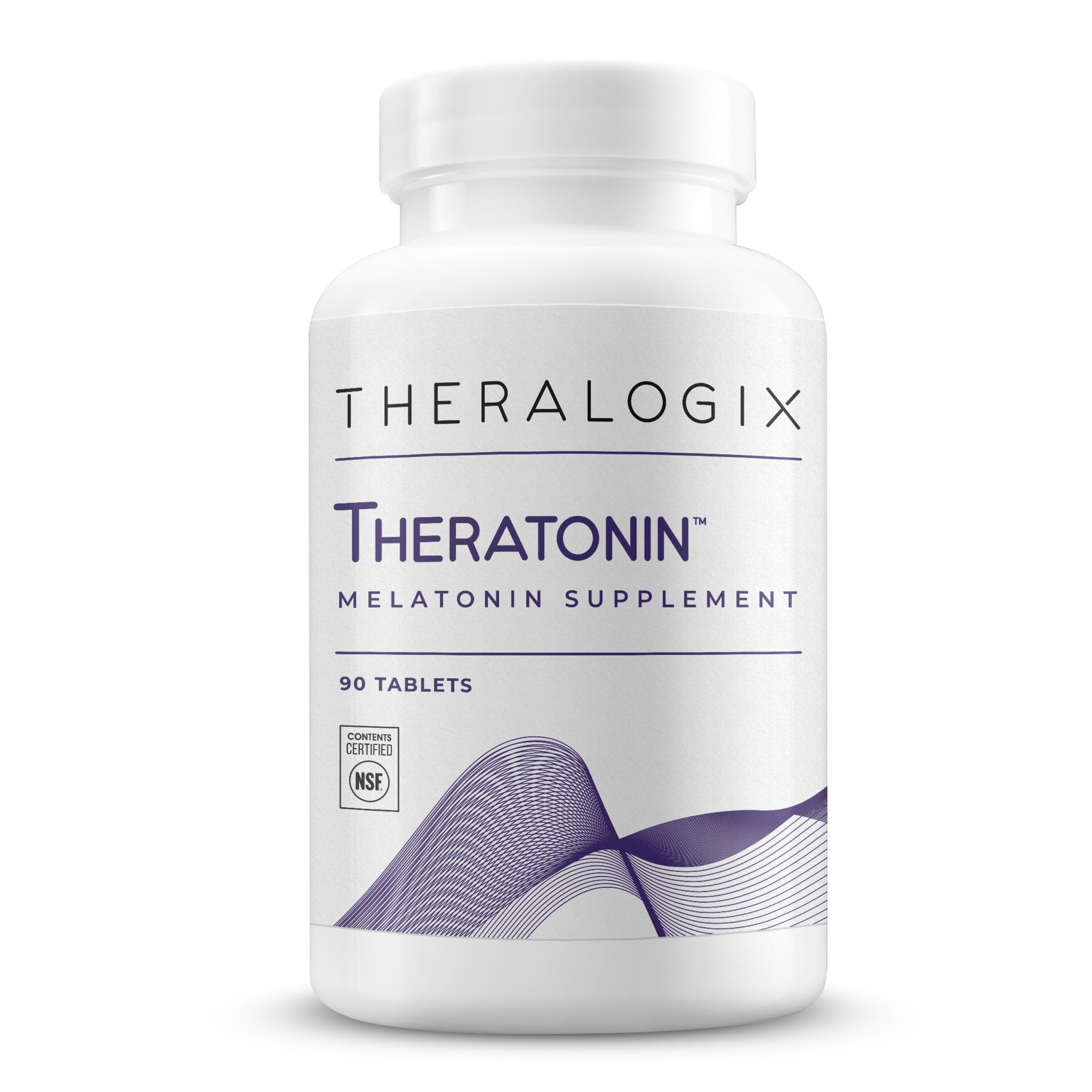 Theratonin Melatonin Supplement - 90-Day Supply - Sleep Support Supplement - Melatonin to Aid a Good Night'S Sleep - Supplement for Women to Support Fertility - NSF Certified - 90 Tablets