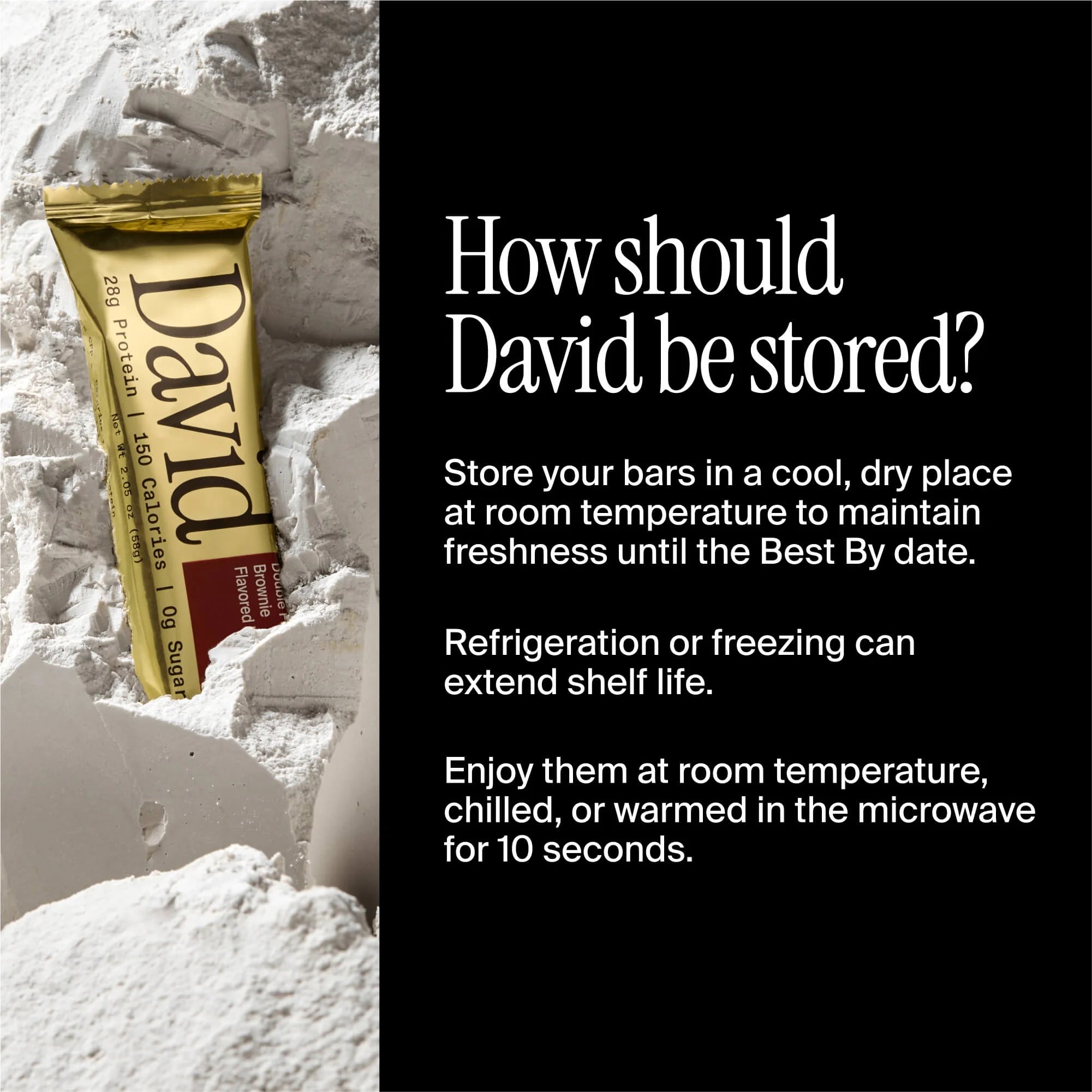David High Protein Bars, Fudge Brownie - 28G Protein - 12Ct