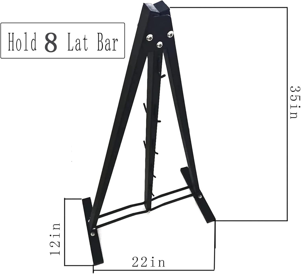 LAT Pulldown Bar Storage Organizer with Attachments - Sleek Black Design