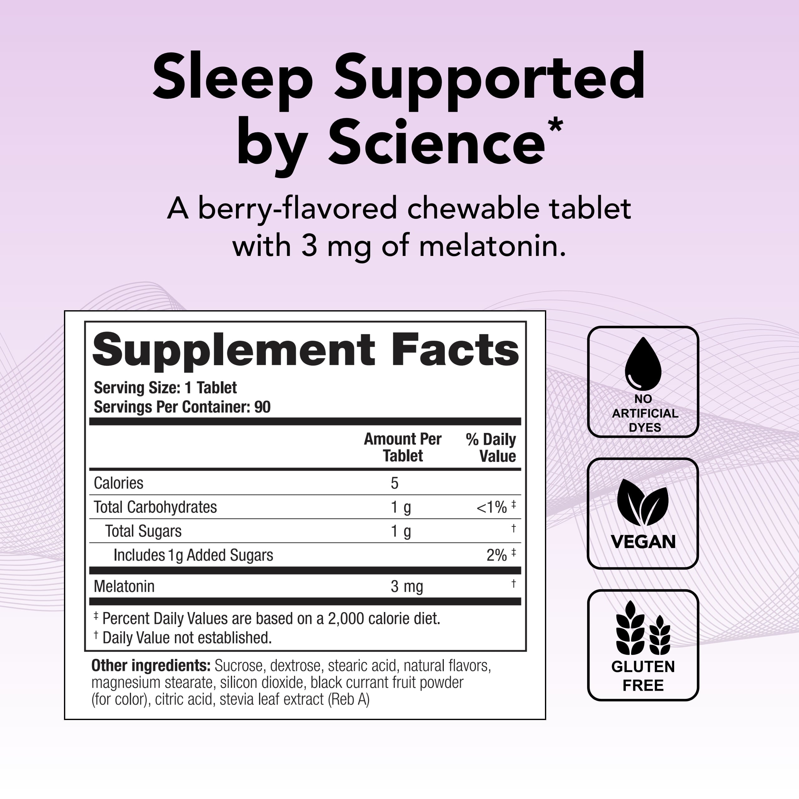 Theratonin Melatonin Supplement - 90-Day Supply - Sleep Support Supplement - Melatonin to Aid a Good Night'S Sleep - Supplement for Women to Support Fertility - NSF Certified - 90 Tablets