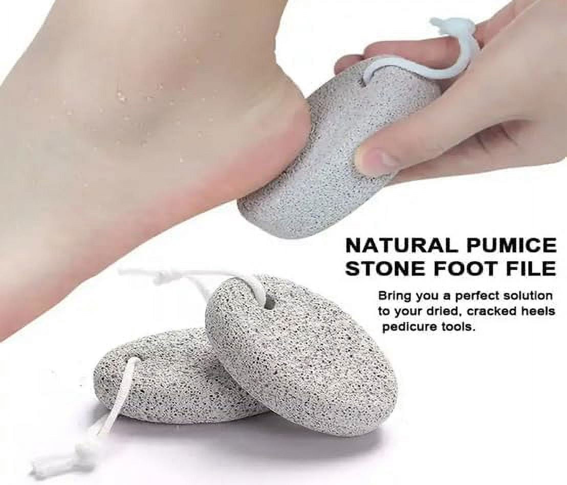 Natural Pumice Stone for Feet Pedicure Skin Callus Remover Foot Scrub Exfoliator